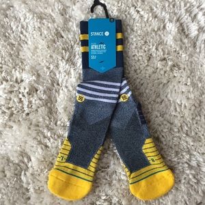 STANCE FUSION BASKETBALL CREW SOCKS 2016 TORONTO ALL STAR WEST MENS SIZE LARGE 9-12